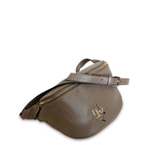 Γυναικεία τσάντα μέσης δερμάτινη Plain Πούρο