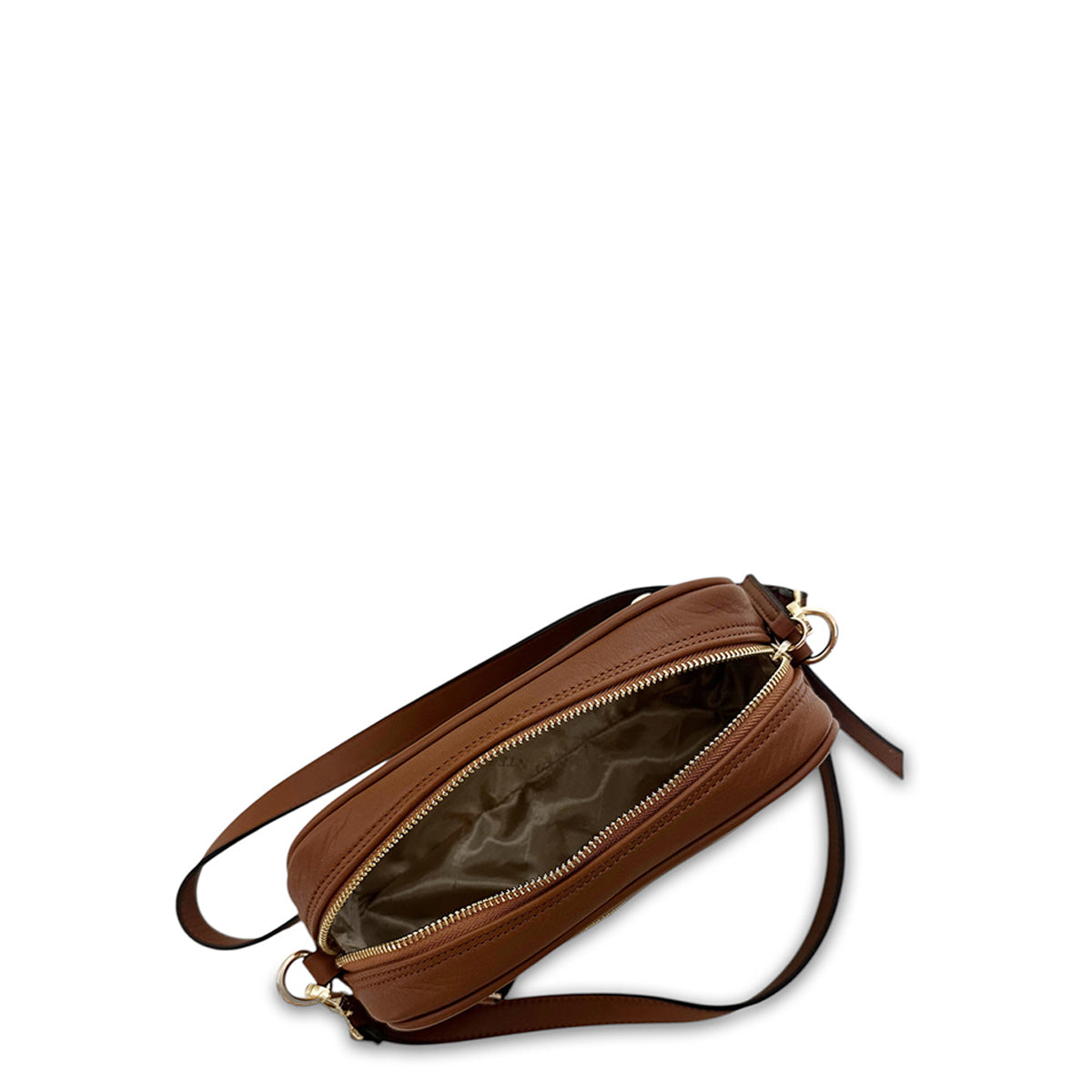 Γυναικεία τσάντα χιαστί δερμάτινη Plain Ταμπά