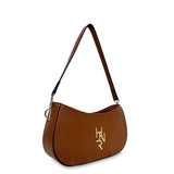 Γυναικεία τσάντα δερμάτινη baguette Plain Ταμπά