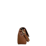 Γυναικεία τσάντα δερμάτινη flap Plain Ταμπά