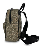 Γυναικεία τσάντα πλάτης Quilted Rombus Ατσαλί