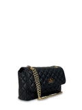 Γυναικεία τσάντα ώμου flap Quilted Μαύρο