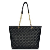 Γυναικεία τσάντα ώμου Quilted Μαύρο