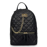 Γυναικεία τσάντα πλάτης middle Quilted Μαύρο