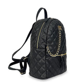 Γυναικεία τσάντα πλάτης middle Quilted Μαύρο