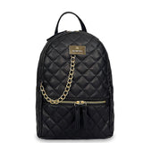 Γυναικεία τσάντα πλάτης maxi Quilted Μαύρο