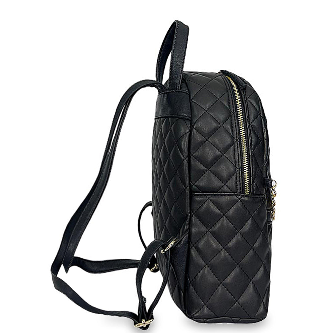 Γυναικεία τσάντα πλάτης middle Quilted Μαύρο