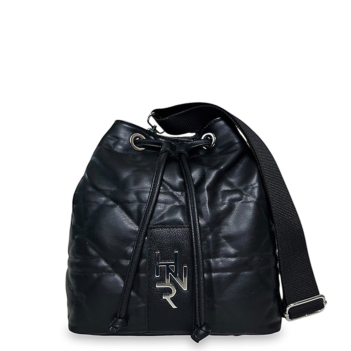 Γυναικεία τσάντα bucket Rebecca Μαύρο