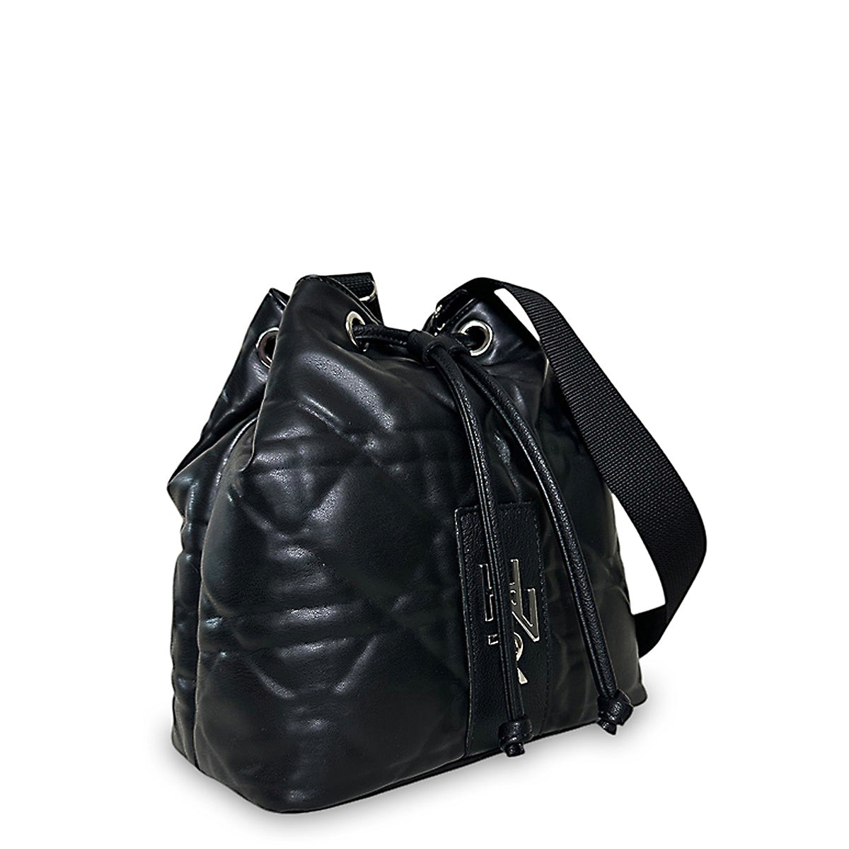 Γυναικεία τσάντα bucket Rebecca Μαύρο