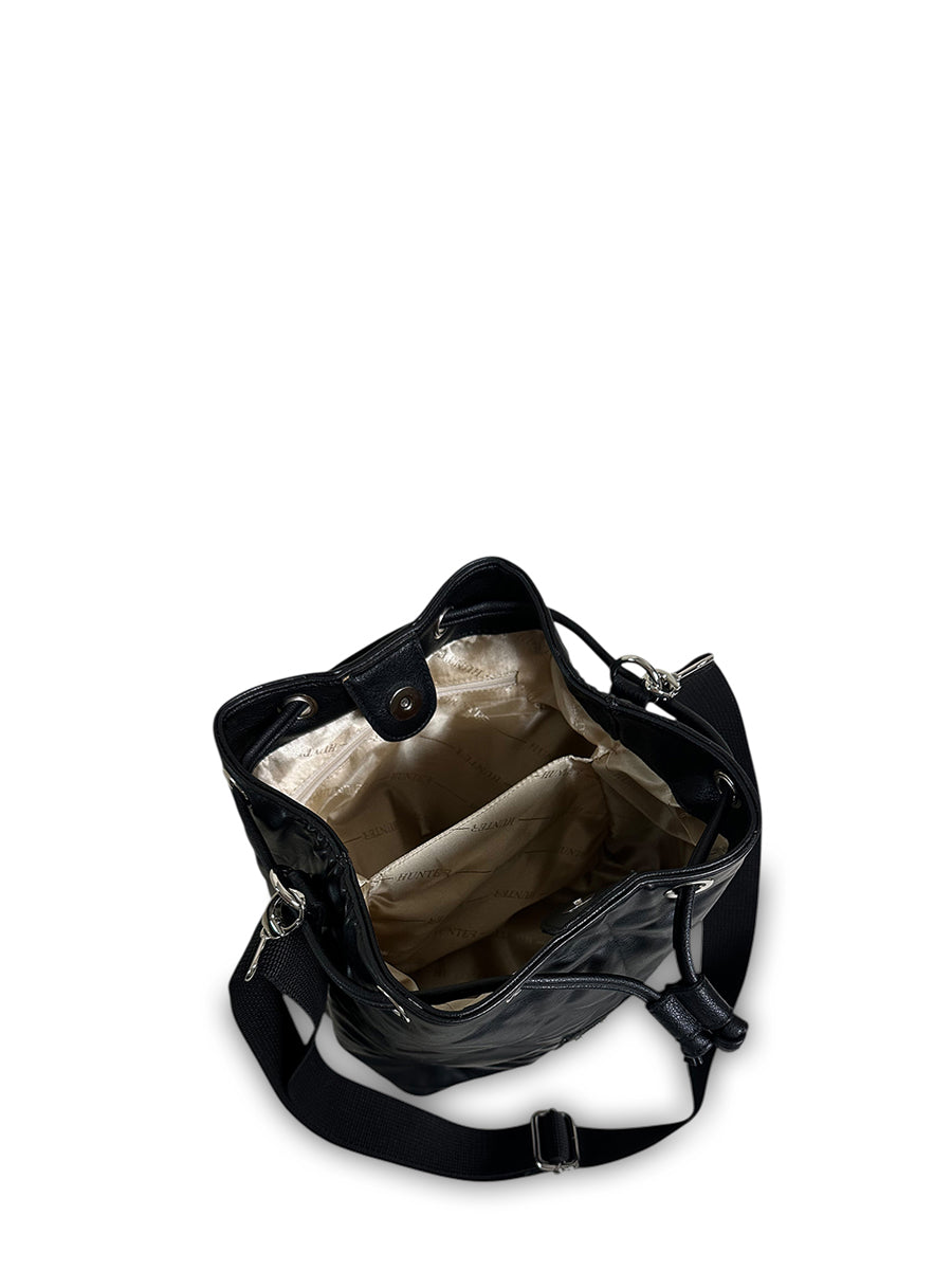 Γυναικεία τσάντα bucket Rebecca Μαύρο