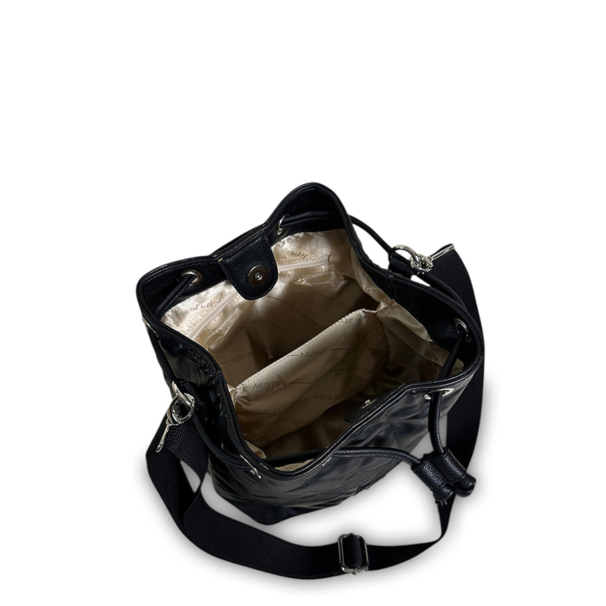 Γυναικεία τσάντα bucket Rebecca Μαύρο