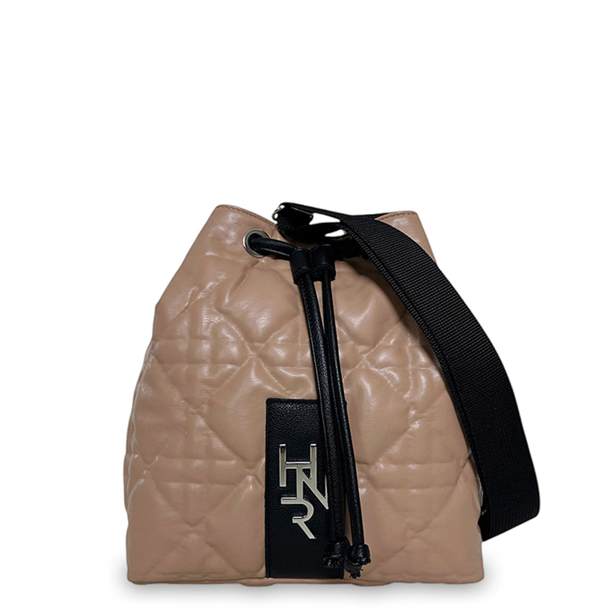 Γυναικεία τσάντα bucket Rebecca Κάραμελ