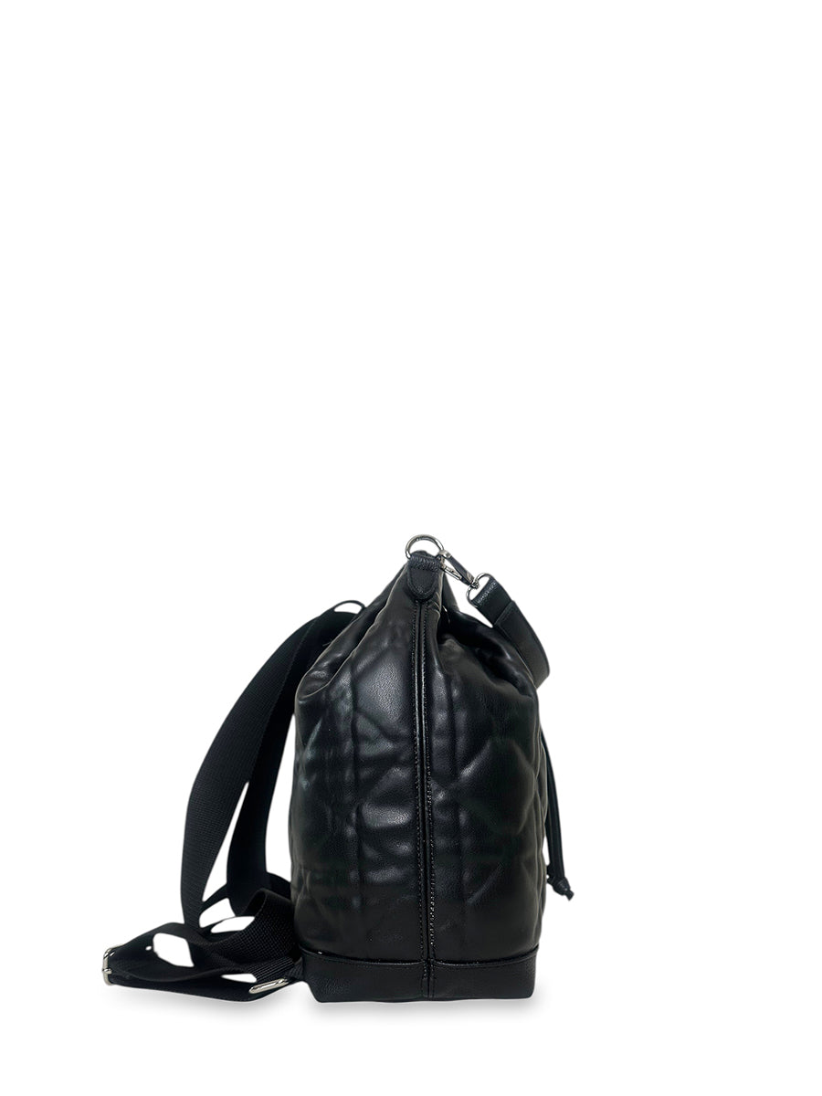 Γυναικεία τσάντα πλάτης bucket Rebecca Μαύρο