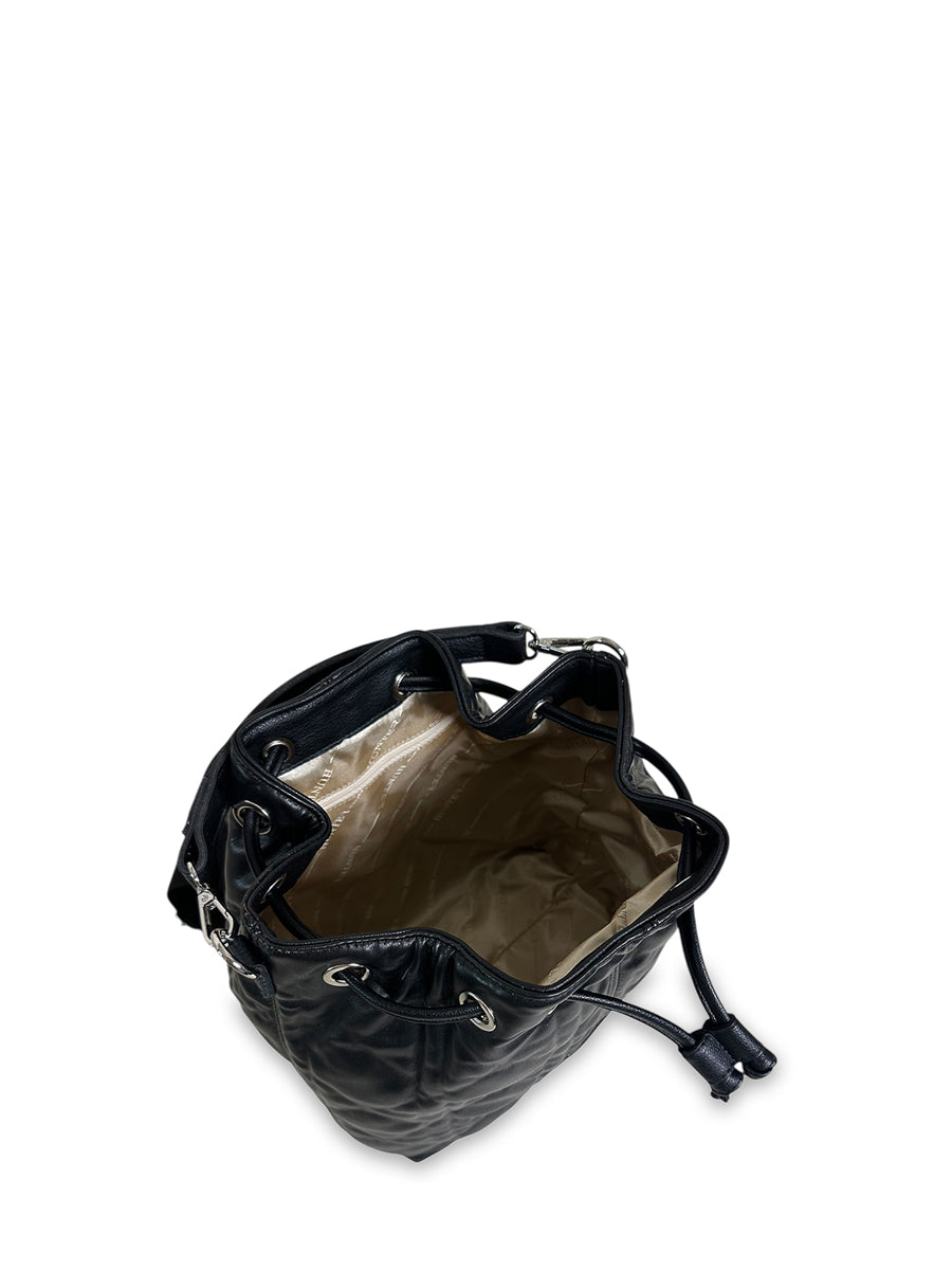 Γυναικεία τσάντα πλάτης bucket Rebecca Μαύρο