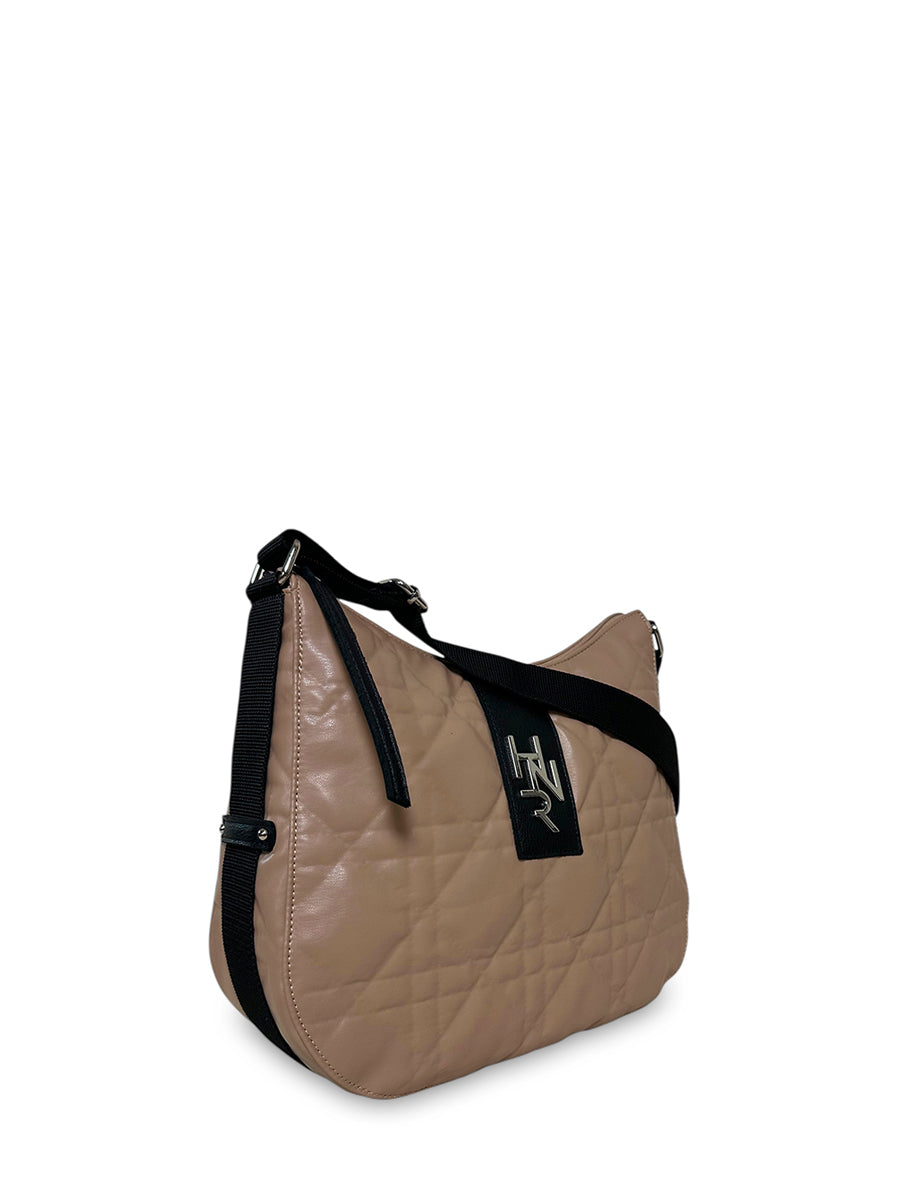 Γυναικεία τσάντα ώμου hobo Rebecca Κάραμελ