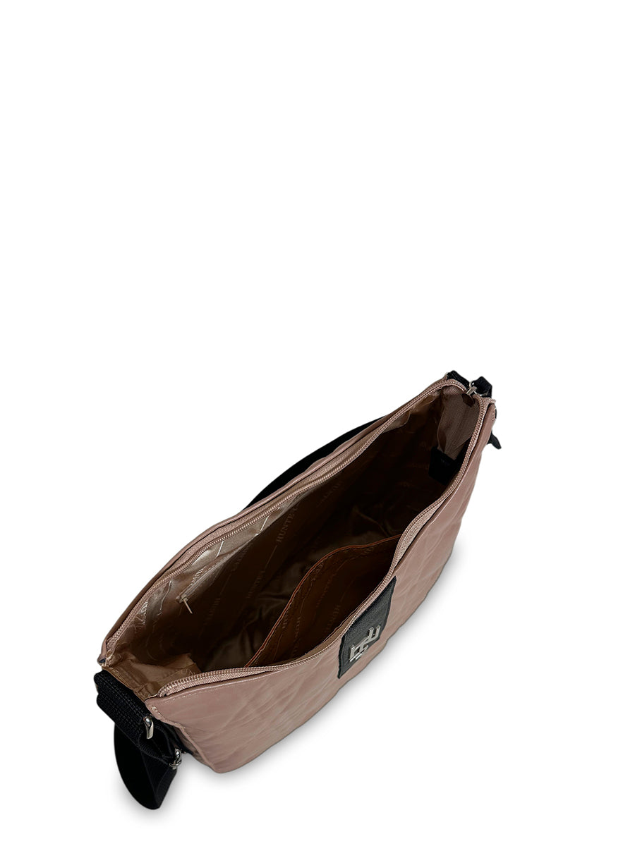 Γυναικεία τσάντα ώμου hobo Rebecca Κάραμελ