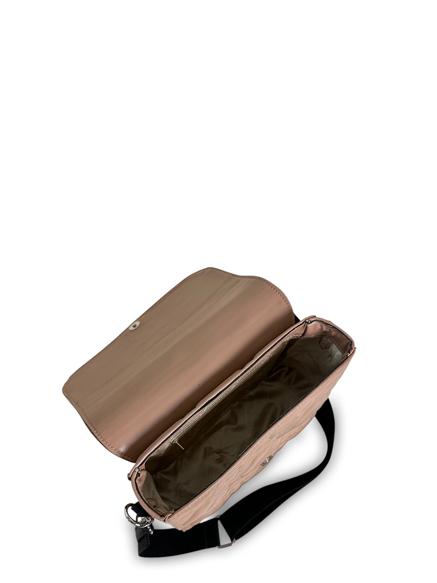 Γυναικεία τσάντα χιαστί flap Rebecca Κάραμελ