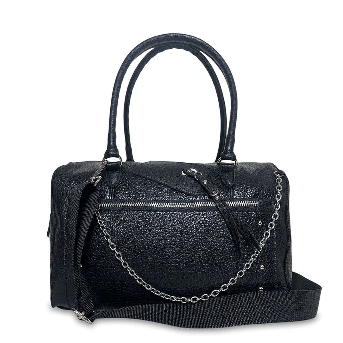 Γυναικεία τσάντα barrel Rock Μαύρο
