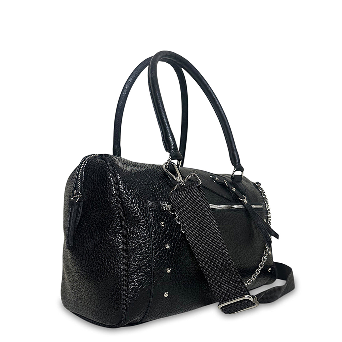 Γυναικεία τσάντα barrel Rock Μαύρο