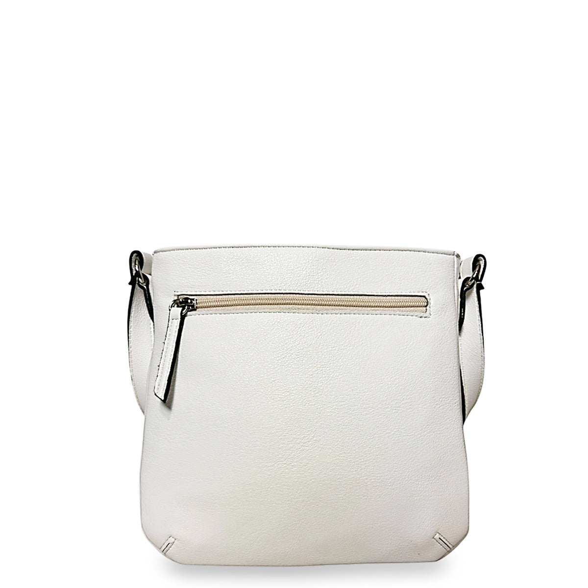 Γυναικεία τσάντα messenger Roots Λευκό