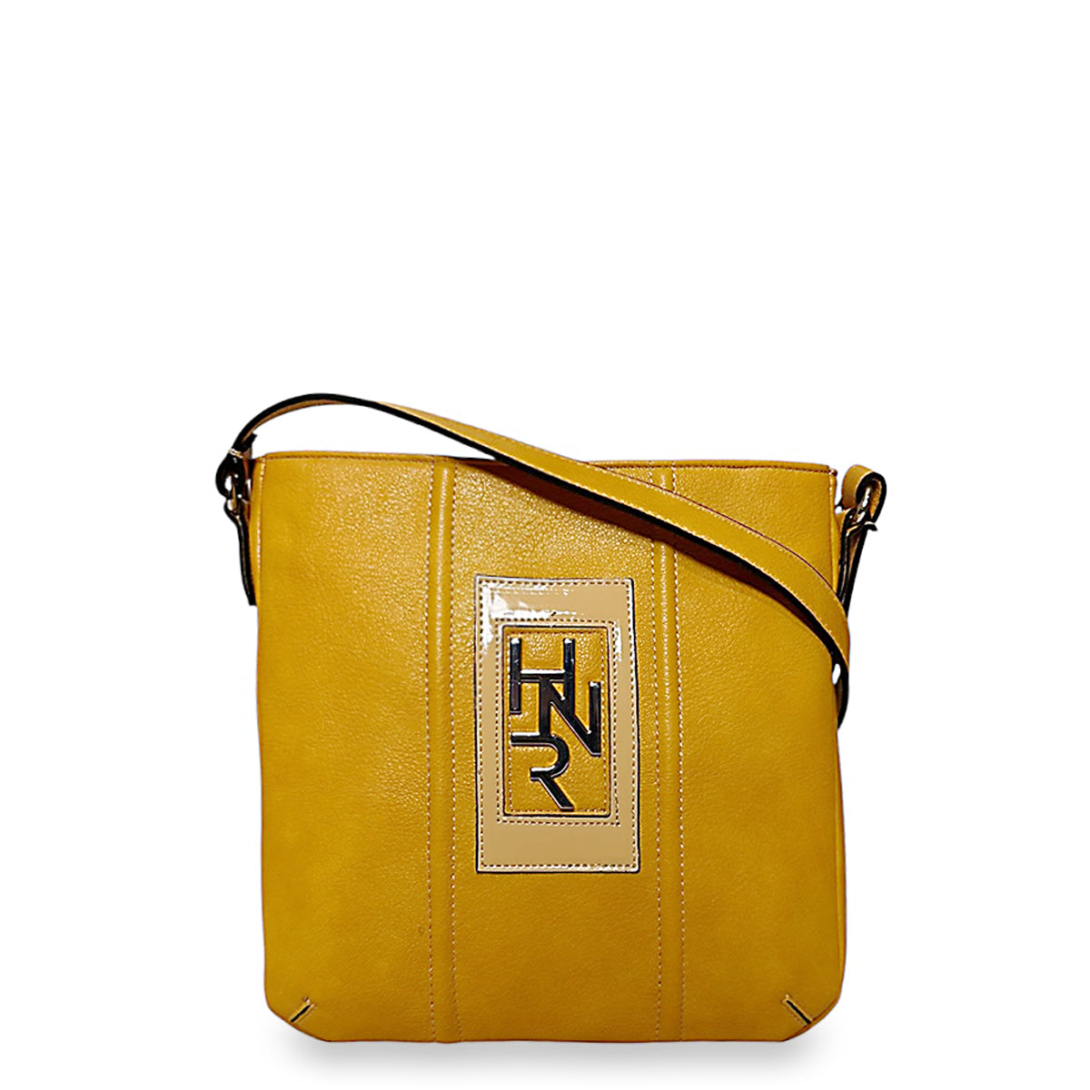 Γυναικεία τσάντα messenger Roots Κίτρινο