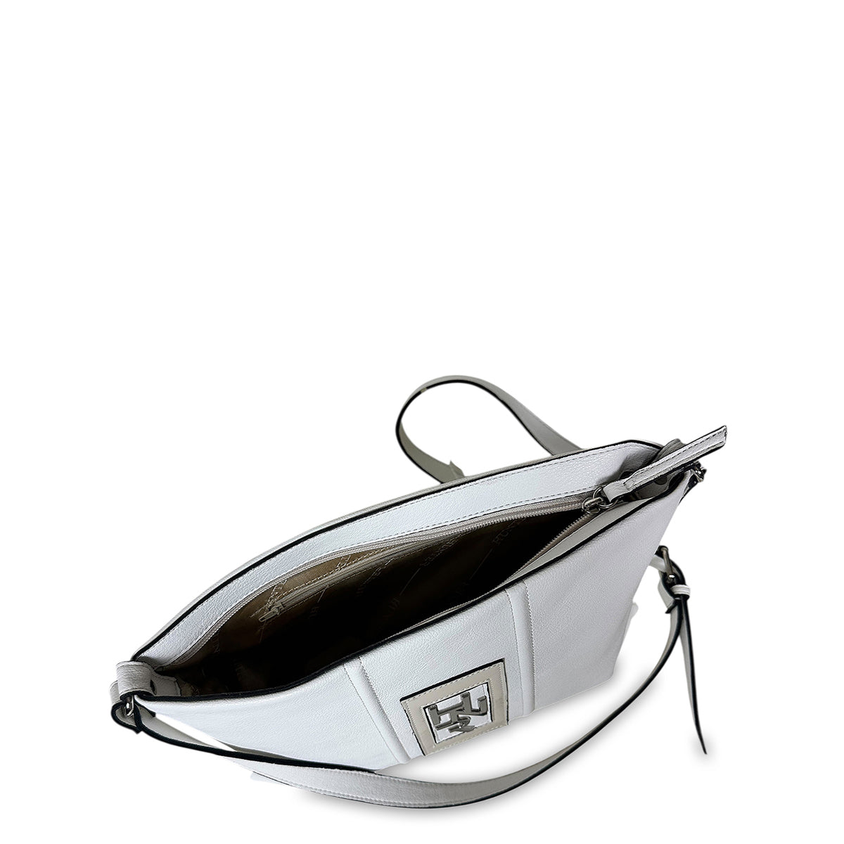 Γυναικεία τσάντα clutch Roots Λευκό