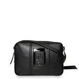 Γυναικεία τσάντα χιαστί boxy Roots Μαύρο