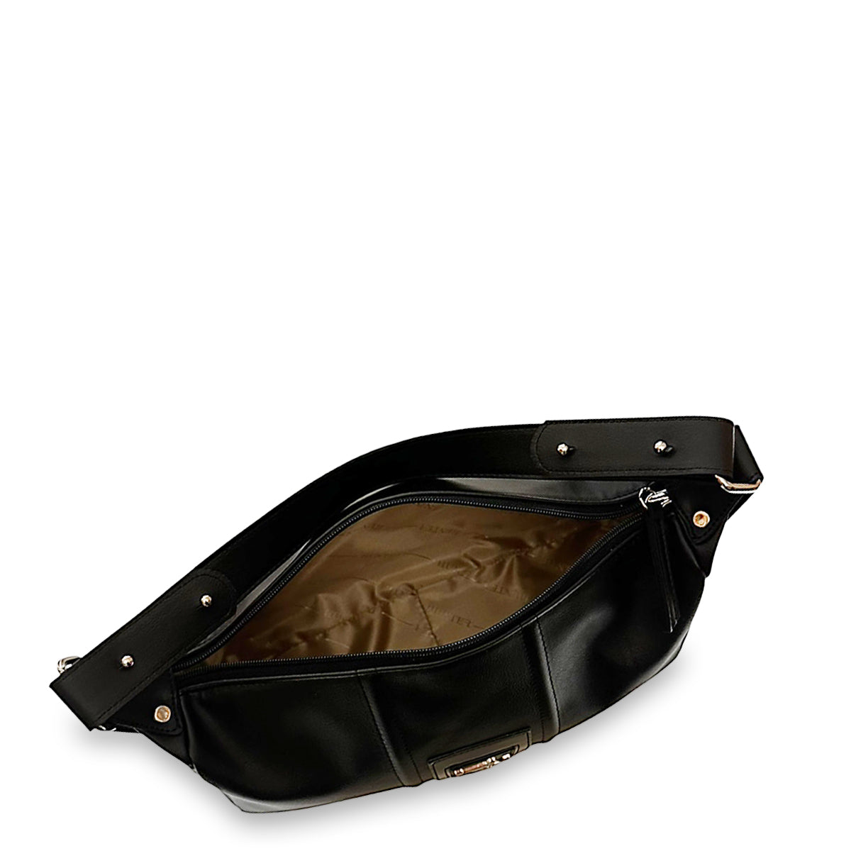 Γυναικεία τσάντα ώμου hobo Roots Μαύρο