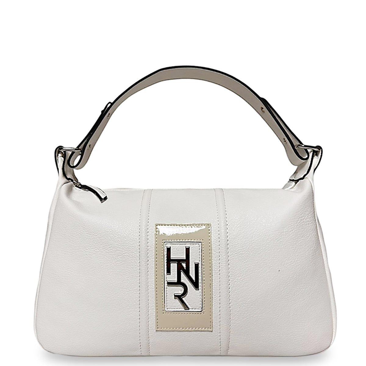 Γυναικεία τσάντα ώμου hobo Roots Λευκό