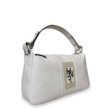 Γυναικεία τσάντα ώμου hobo Roots Λευκό