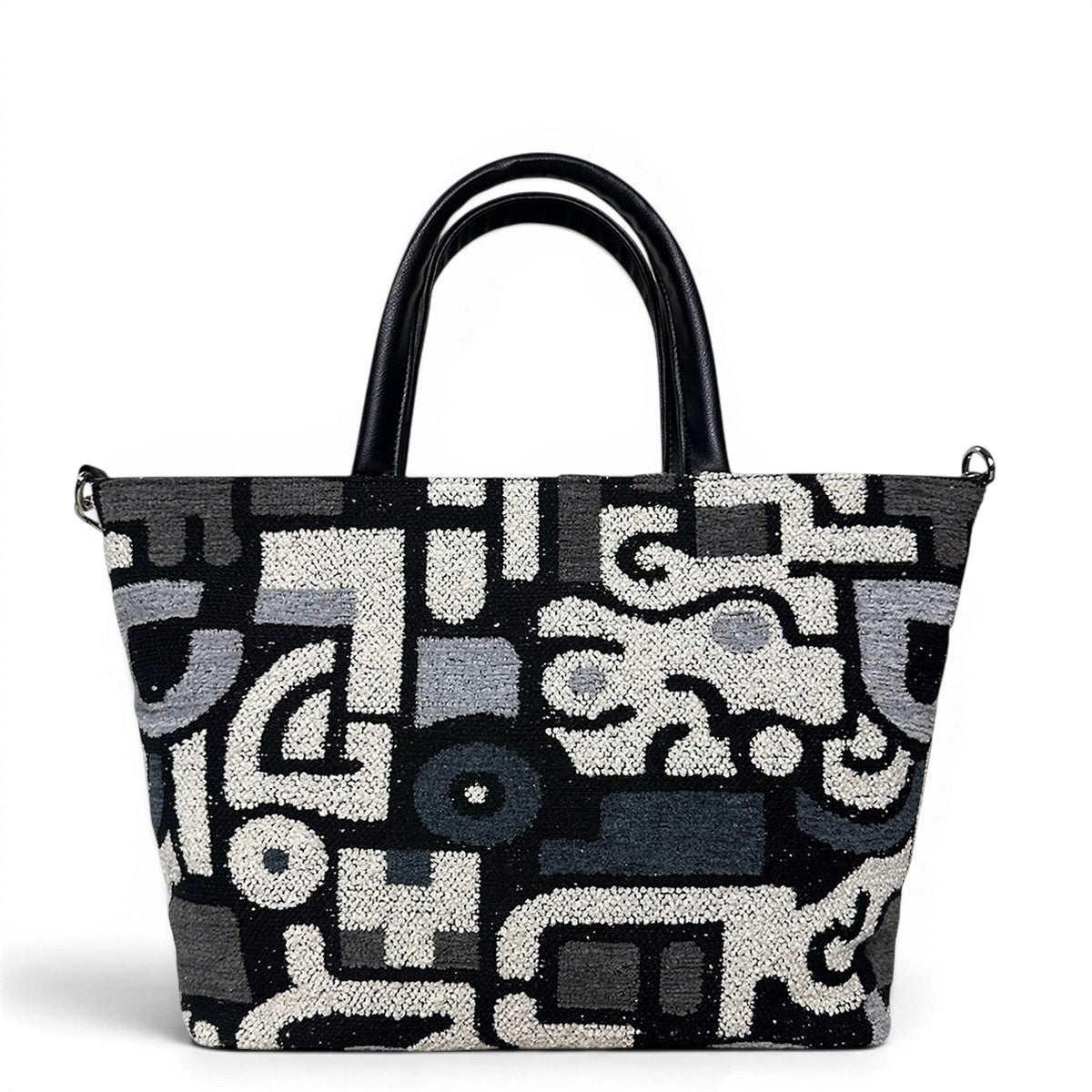 Πίσω όψη της τσάντας maxi tote Rosa πολύχρωμο μπλε Hunter