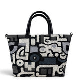 Πίσω όψη της τσάντας maxi tote Rosa πολύχρωμο μπλε Hunter