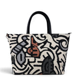 Πίσω όψη της τσάντας maxi tote Rosa πολύχρωμο ταμπά Hunter