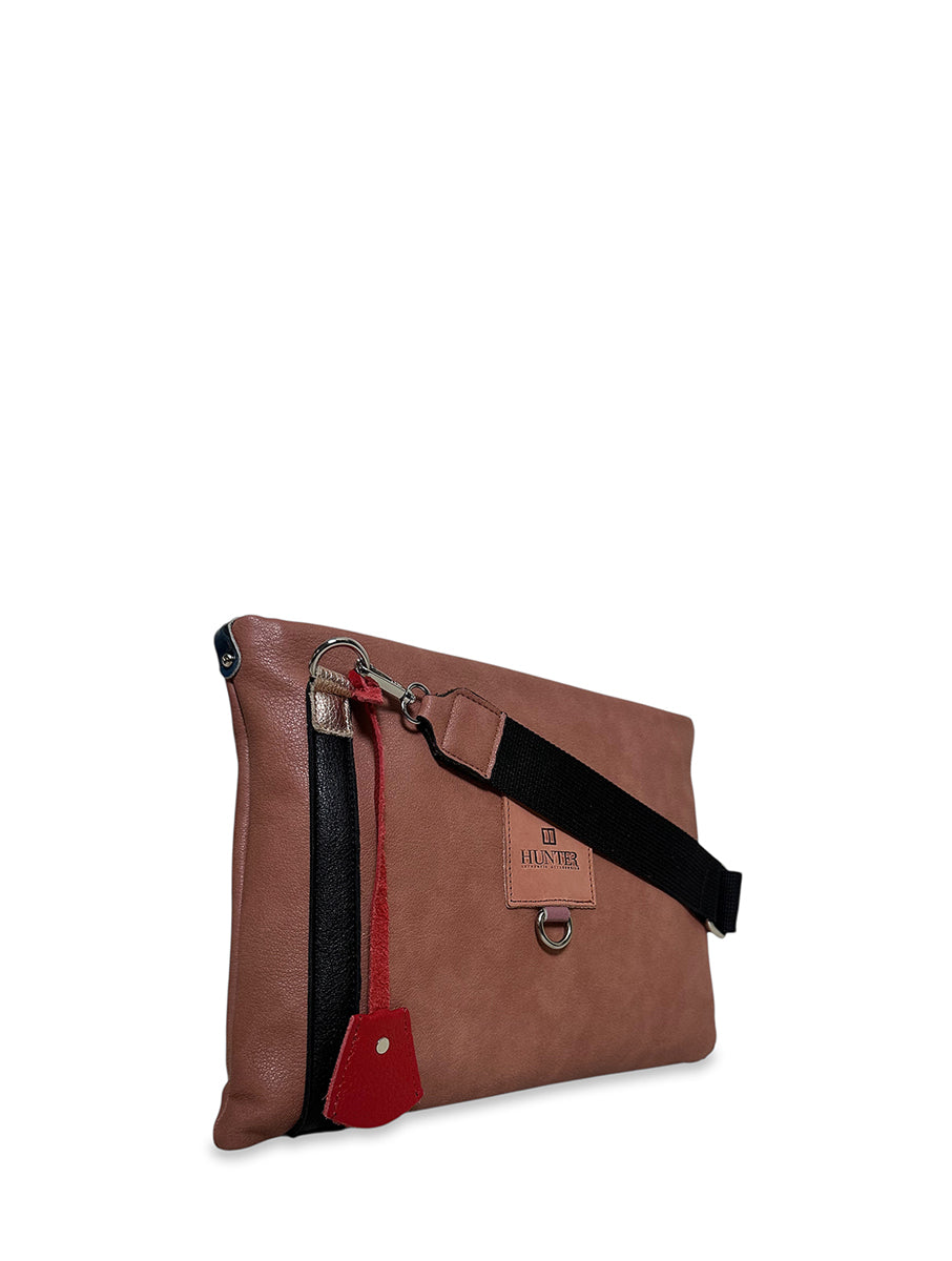 Γυναικεία τσάντα pouch Safari Σομόν