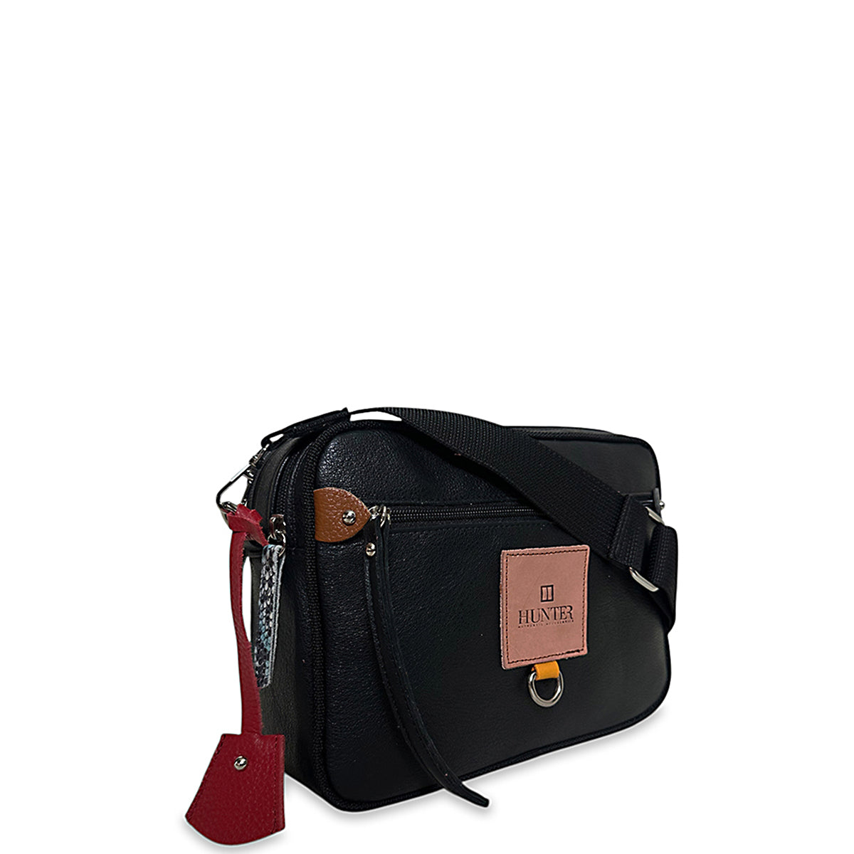 Γυναικεία τσάντα χιαστί boxy Safari Μαύρο