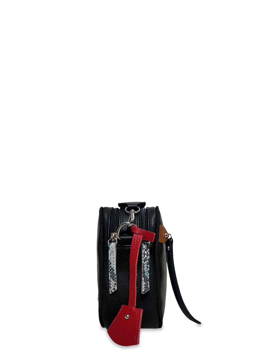 Γυναικεία τσάντα χιαστί boxy Safari Μαύρο