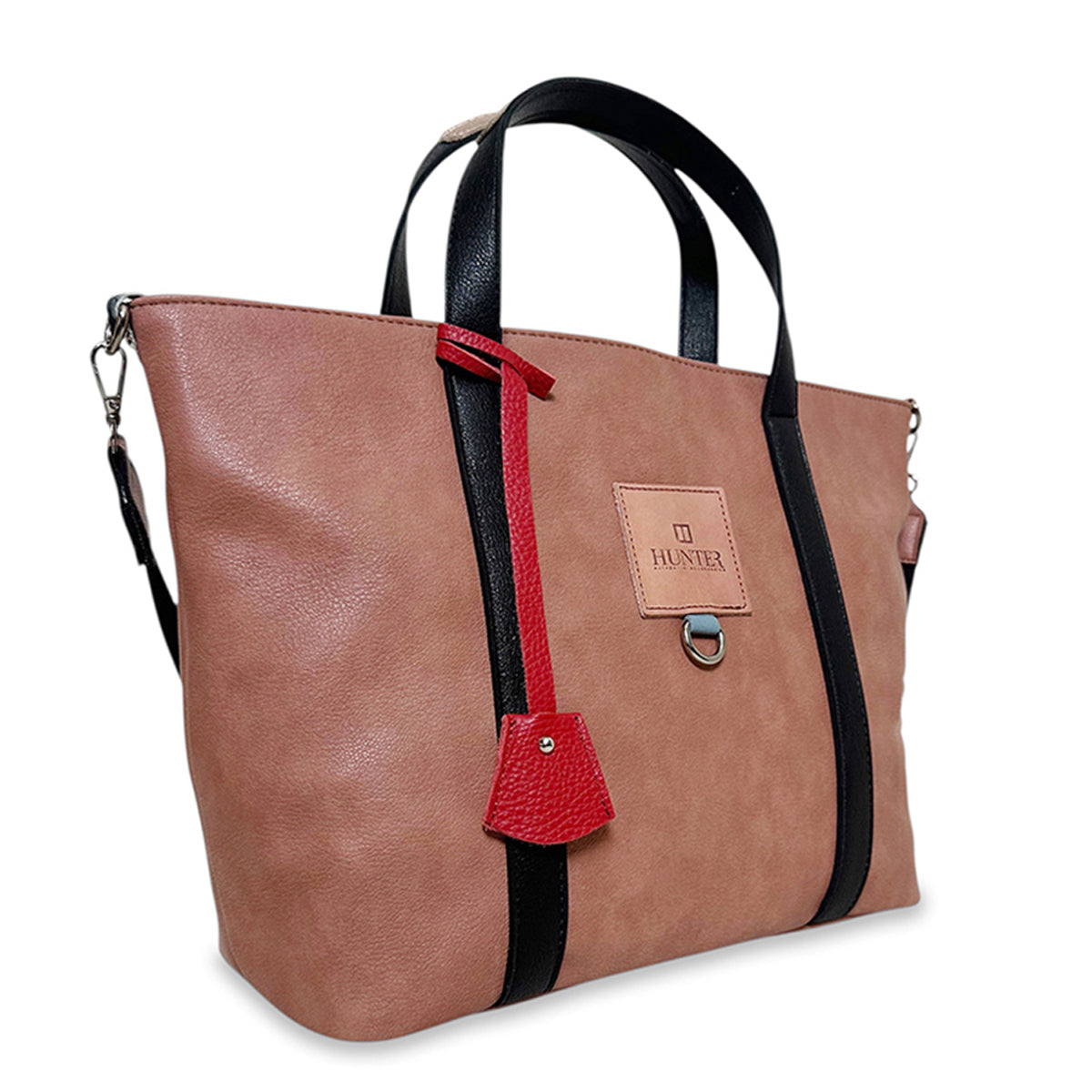 Γυναικεία τσάντα ώμου tote Safari Σομόν