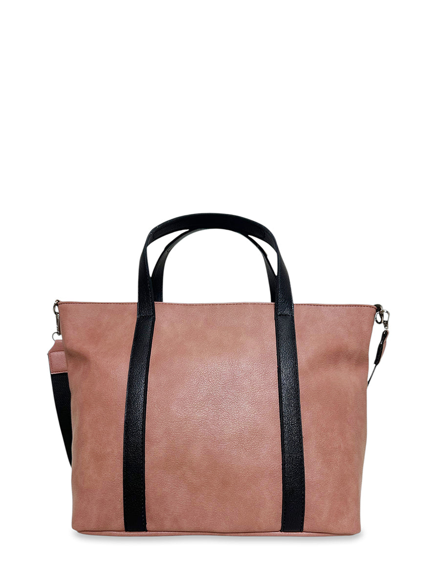 Γυναικεία τσάντα ώμου tote Safari Σομόν