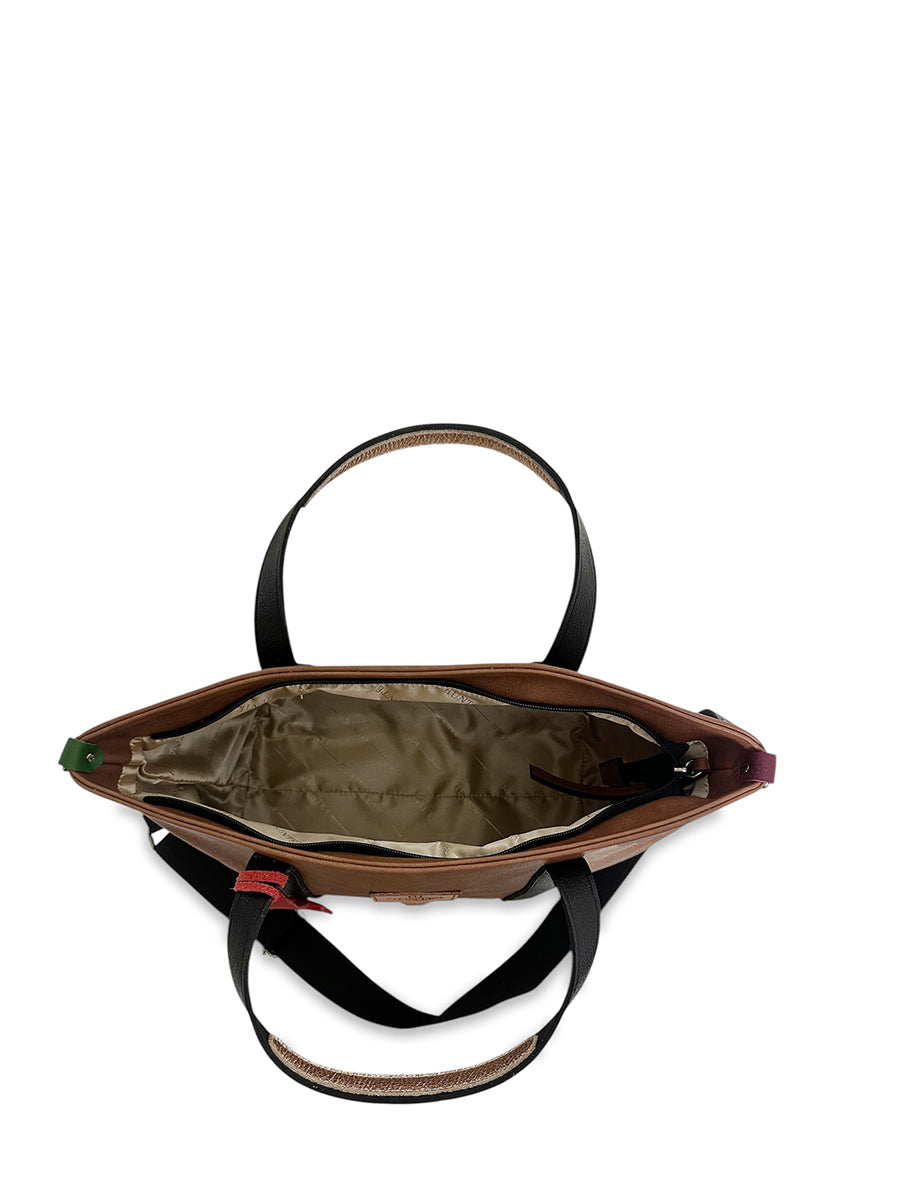 Γυναικεία τσάντα ώμου tote Safari Ταμπά