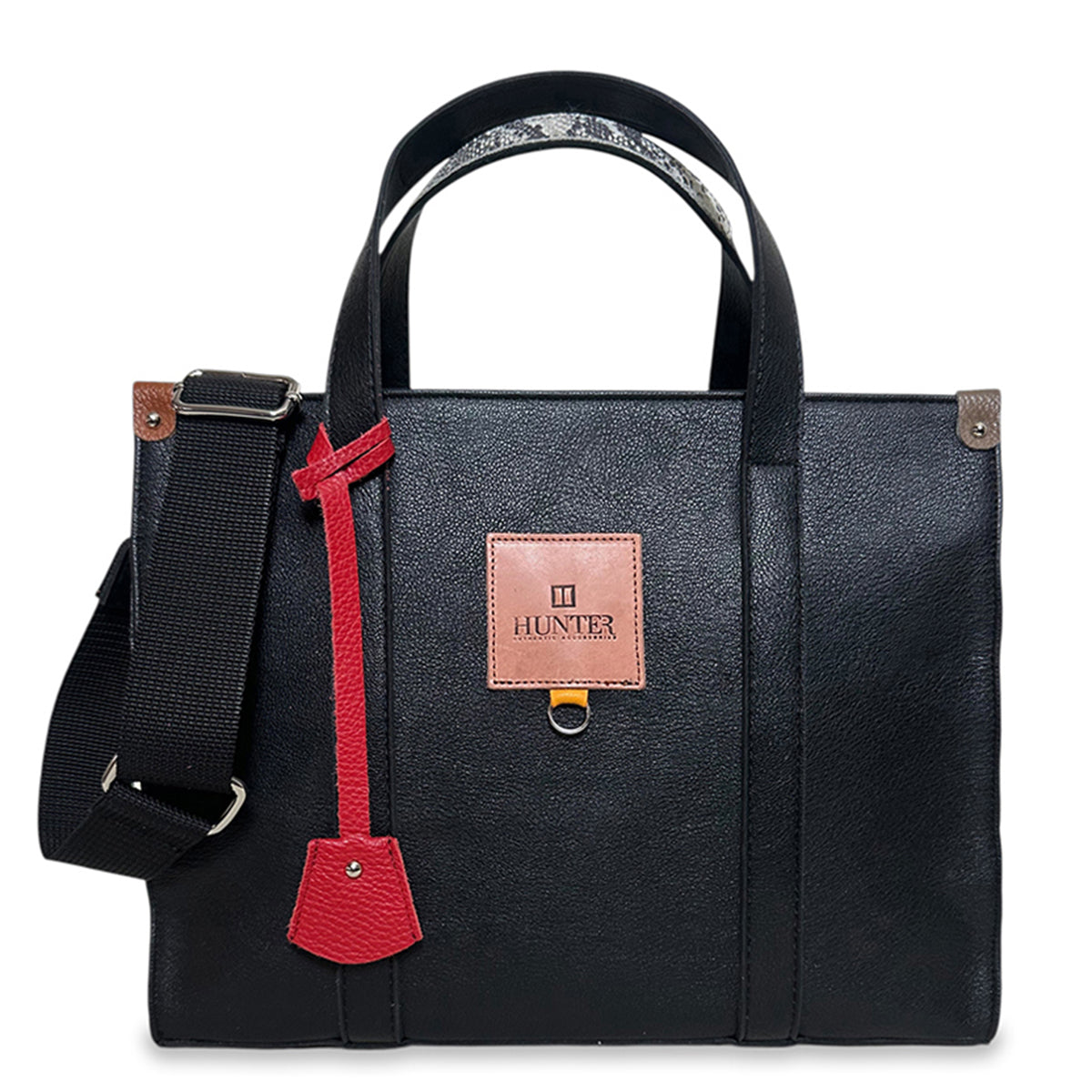 Γυναικεία τσάντα ώμου tote frame Safari Μαύρο