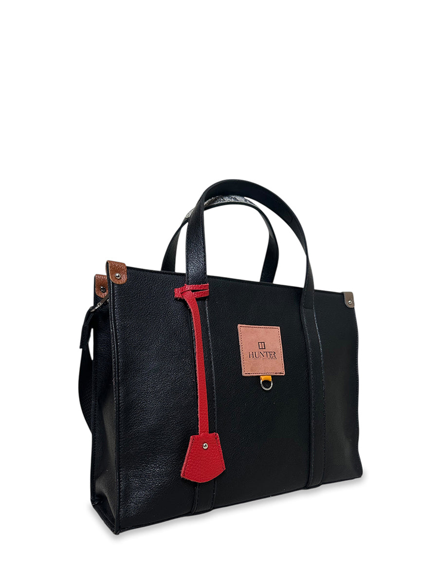 Γυναικεία τσάντα ώμου tote frame Safari Μαύρο