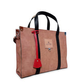 Γυναικεία τσάντα ώμου tote frame Safari Σομόν