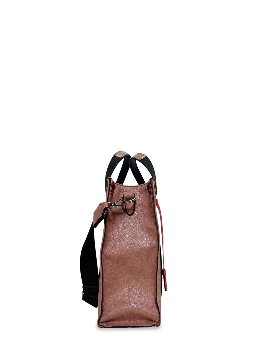 Γυναικεία τσάντα ώμου tote frame Safari Σομόν