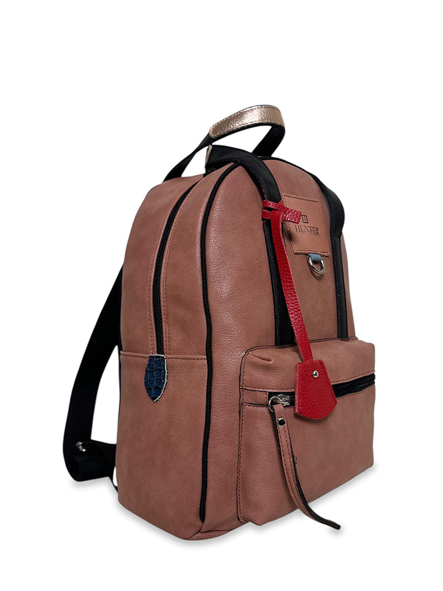 Γυναικεία τσάντα πλάτης Safari Σομόν