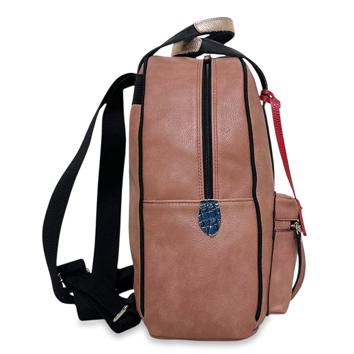 Γυναικεία τσάντα πλάτης Safari Σομόν