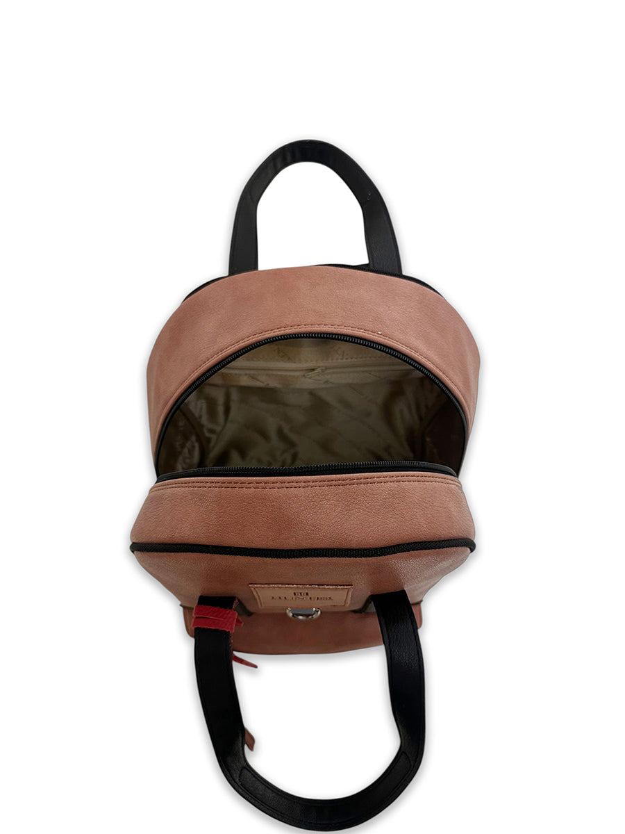 Γυναικεία τσάντα πλάτης Safari Σομόν