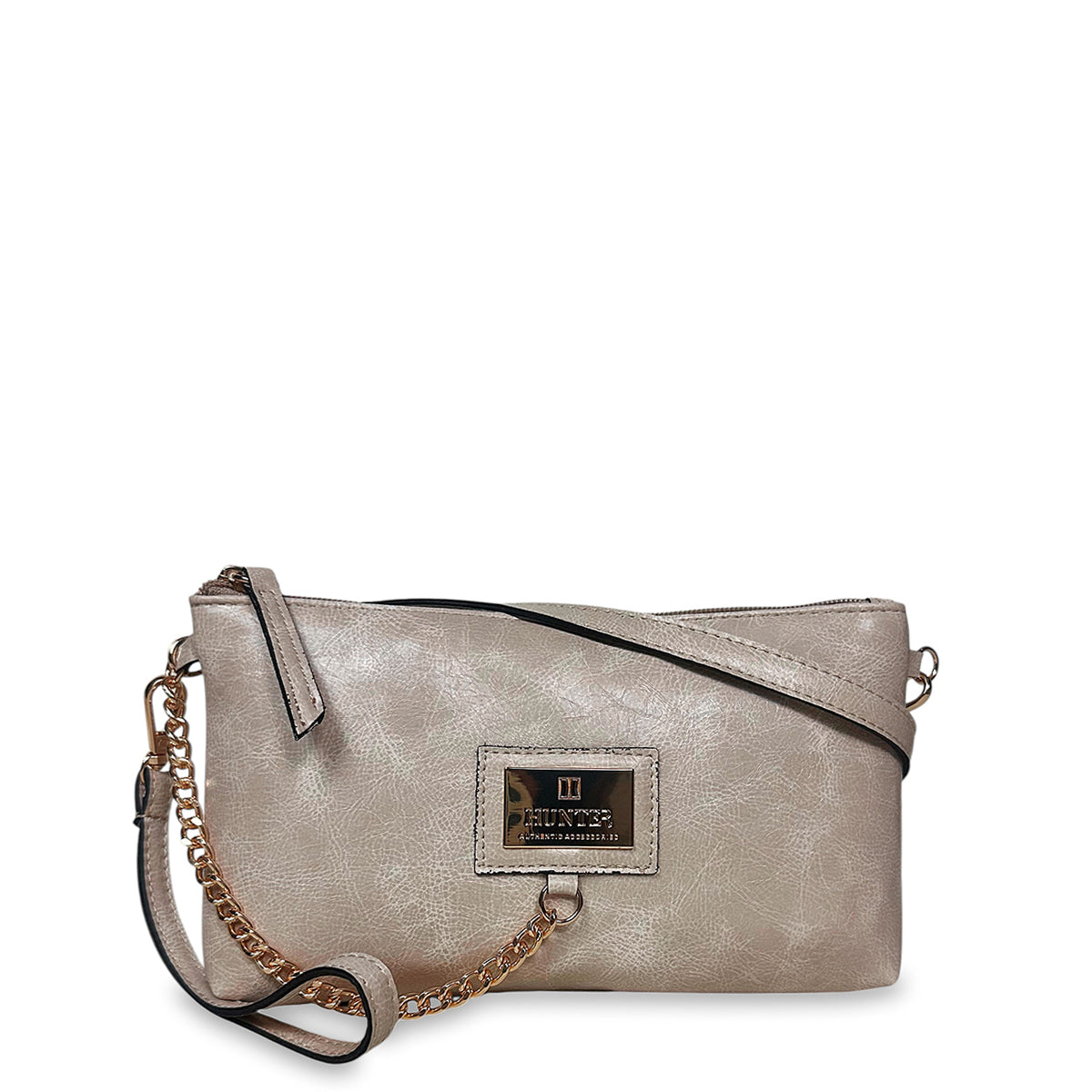 Γυναικεία τσάντα χειρός-χιαστί Solea Μπεζ