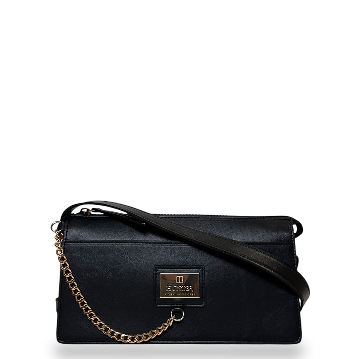 Γυναικεία τσάντα χιαστί rect Solea Μαύρο