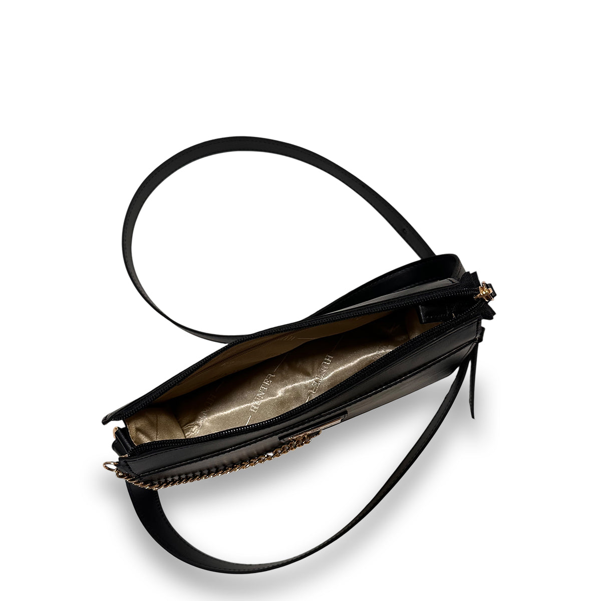 Γυναικεία τσάντα χιαστί rect Solea Μαύρο