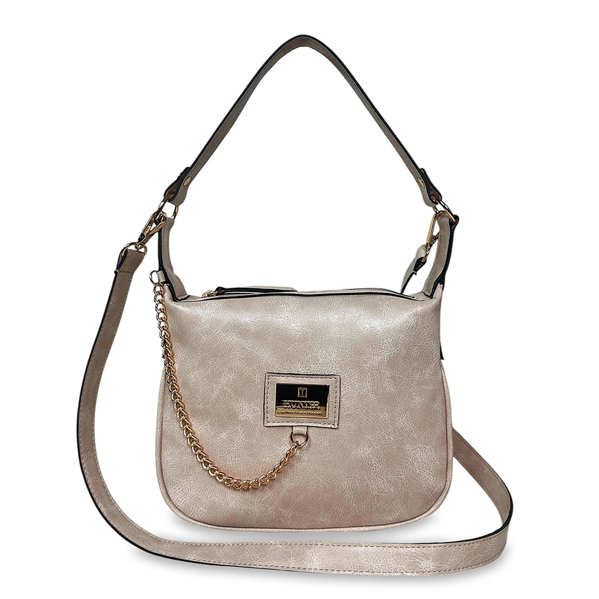 Γυναικεία τσάντα mini hobo Solea Μπεζ